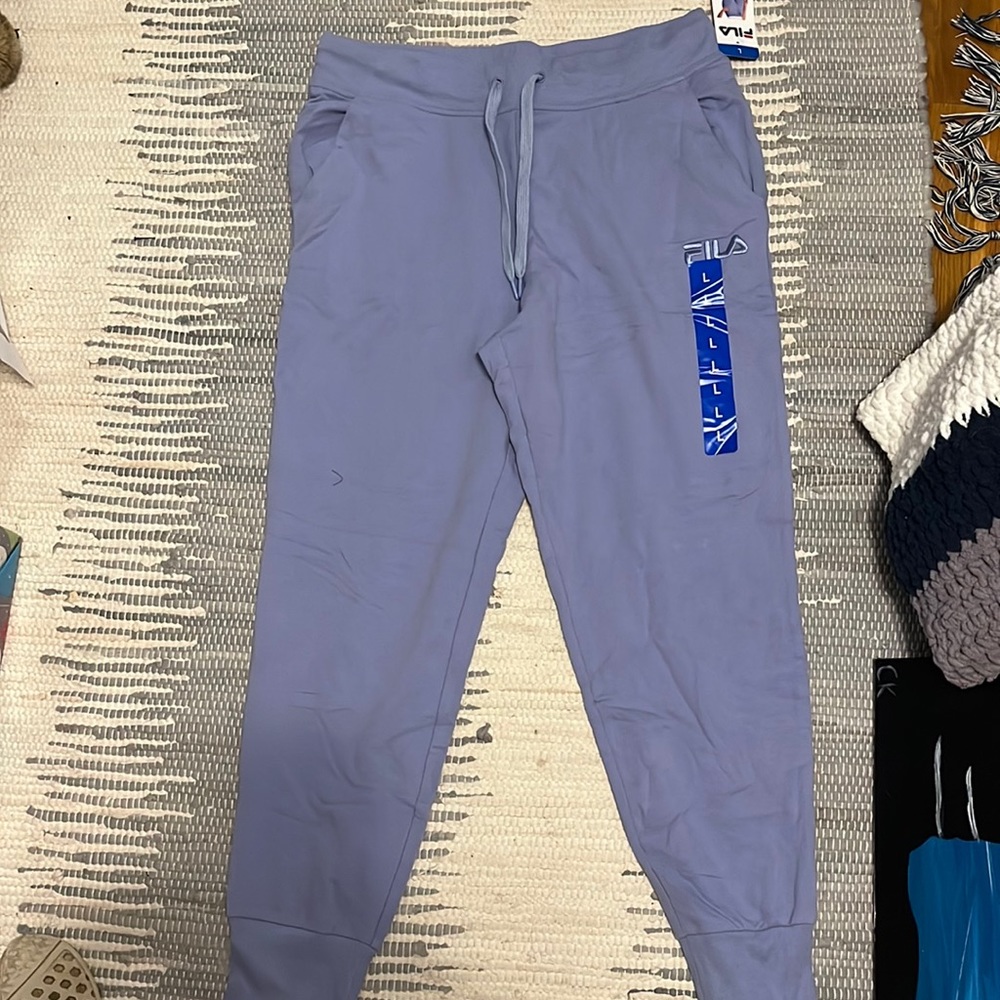 Fila periwinkle jogger sweatpants